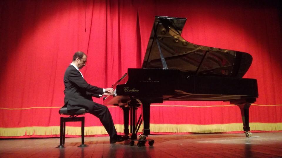 Il pianista Josè Luis Juri protagonista ieri sera per “Melodica” a Ragusa