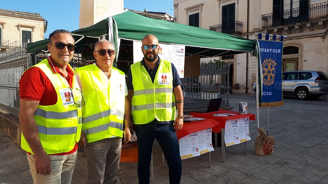 Rotary Club Scicli in Piazza contro la Polio