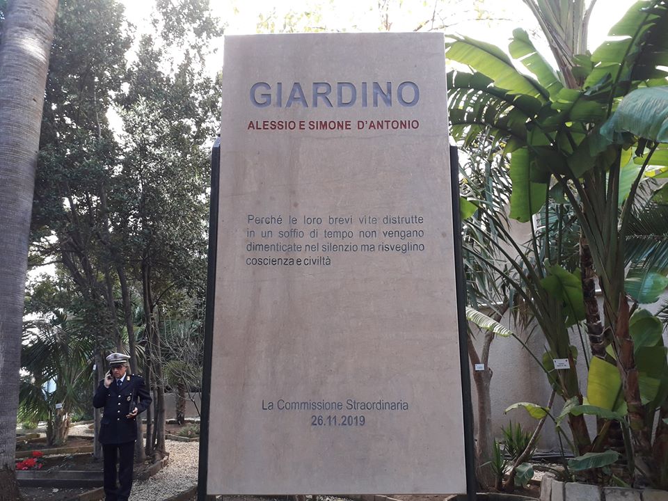 Un giardino per Alessio e Simone