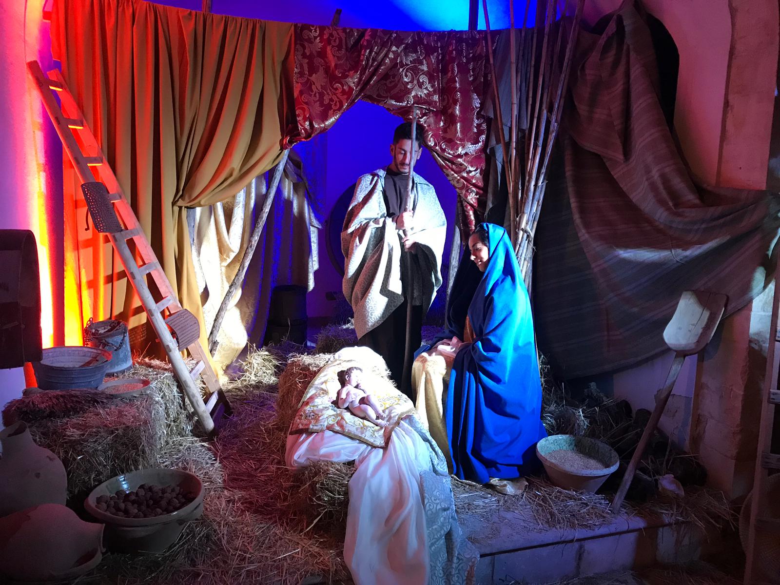 Il presepe vivente del Sacro Cuore alla Villa Schininà Arezzo