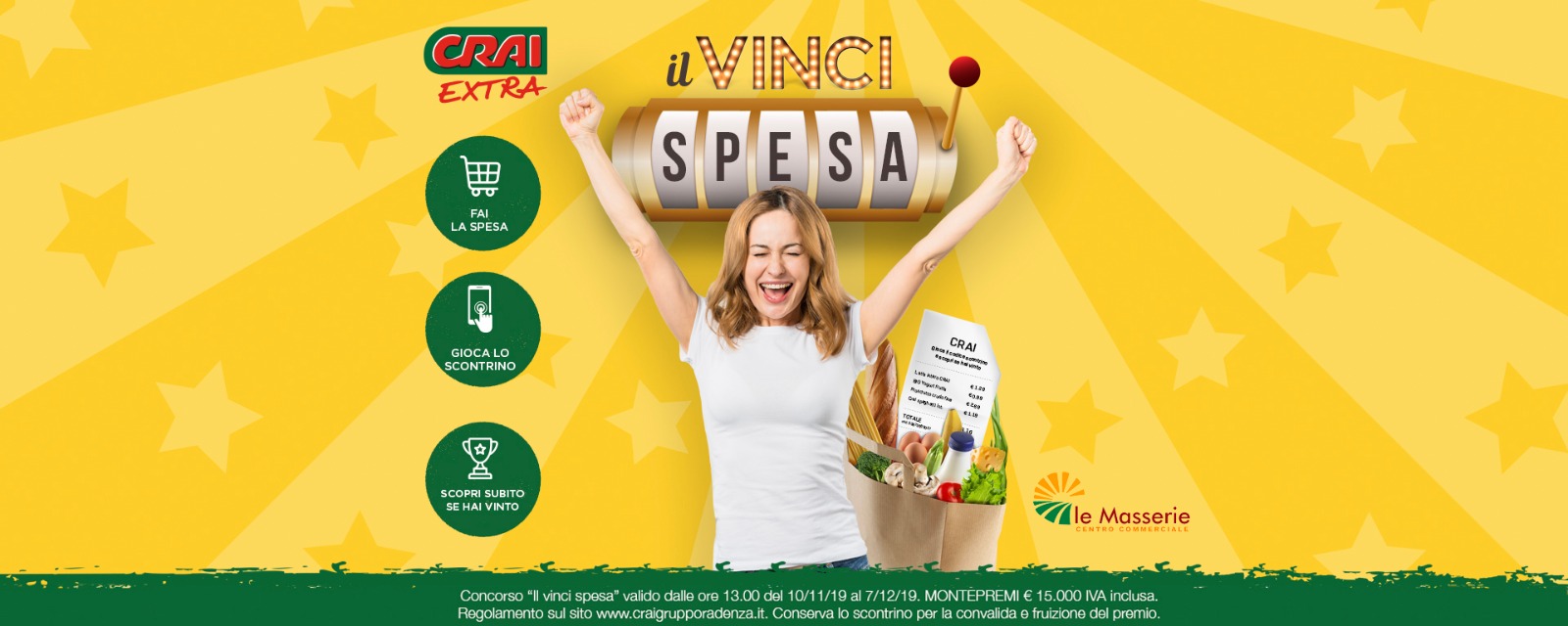 Al Crai extra di Ragusa si vince la spesa. Il ricco concorso inizia domenica