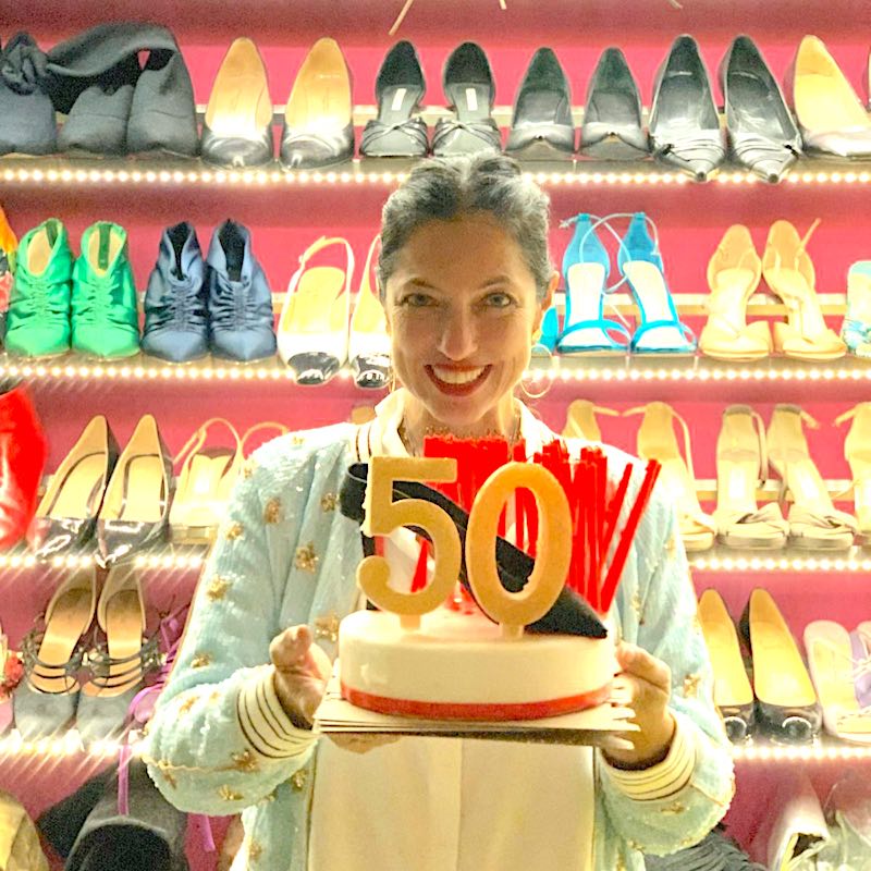 50 anni e non sentirli. Stefania Petyx e il suo compleanno speciale