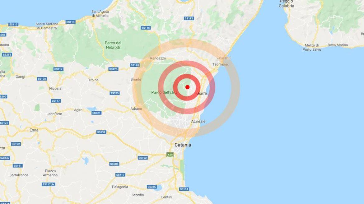 Scossa di terremoto a Milo, alle pendici dell’Etna