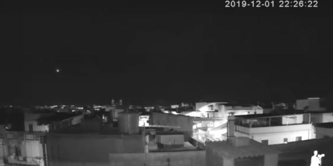 Quel meteorite che ha illuminato i cieli di Acate. VIDEO