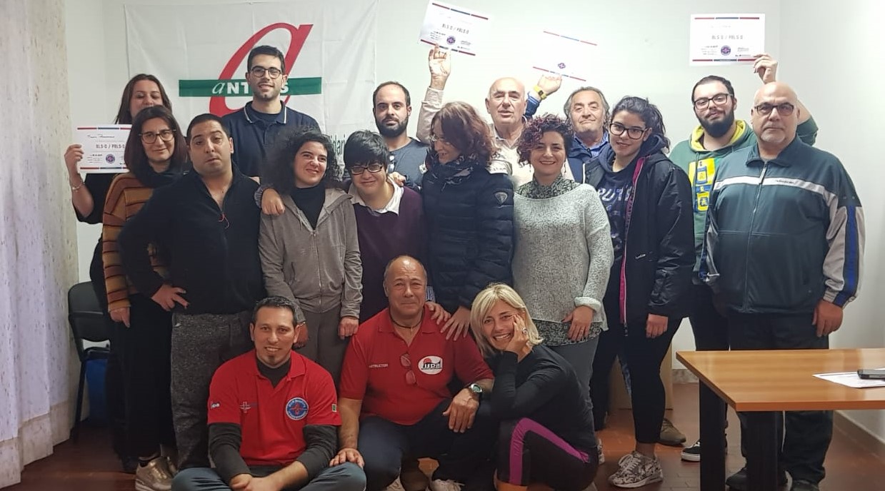 Anteas Ragusa: corso di primo soccors BLSD adulto e pediatrico