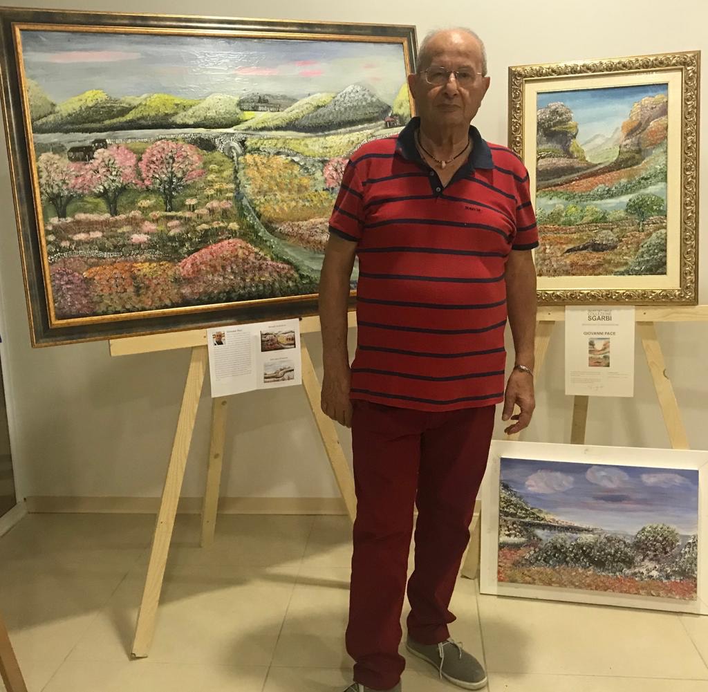 Ragusa Ibla, il Maestro Giovanni Pace espone alla XI “Mostra d’Arte 2019” a Palazzo la Rocca