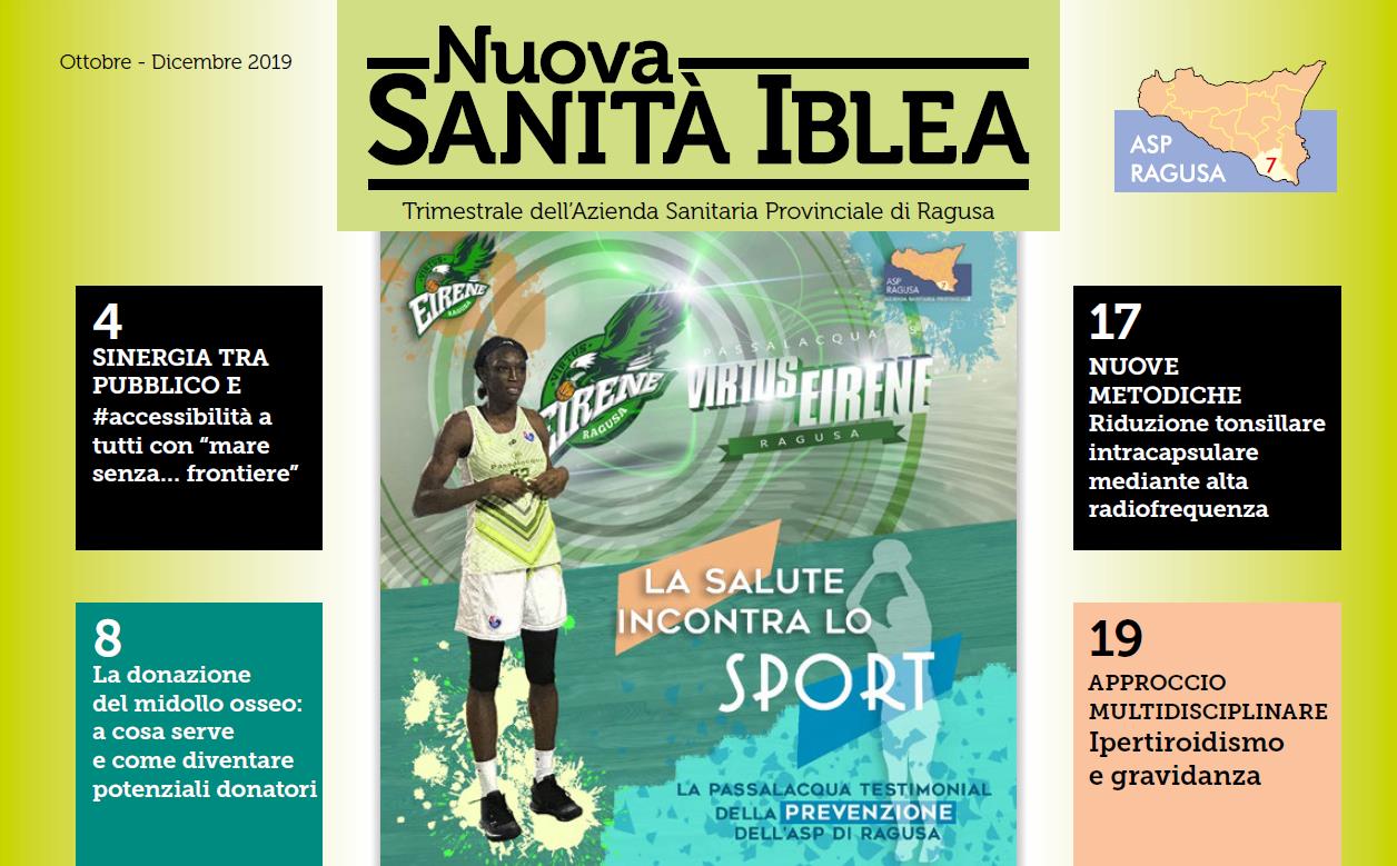 Ritorna la rivista dell’Asp “Nuova sanità iblea”, in versione online