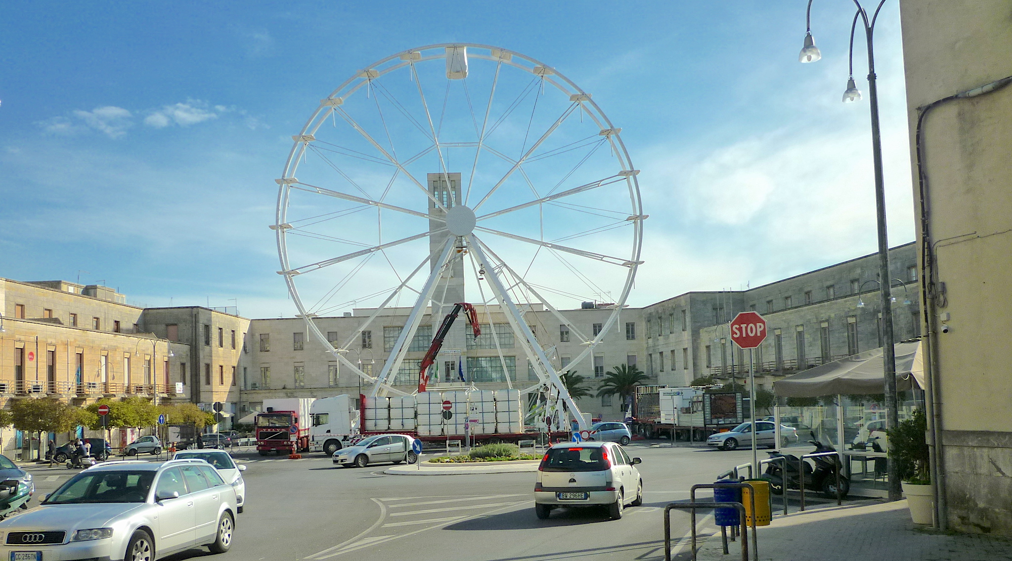 Ruota gigante a Ragusa: ci sarà anche la cabina vip con prosecco