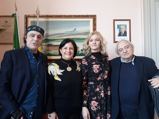 Olga Khoreva e Alberto Covecchi a Comiso ospiti del maestro Manfrè