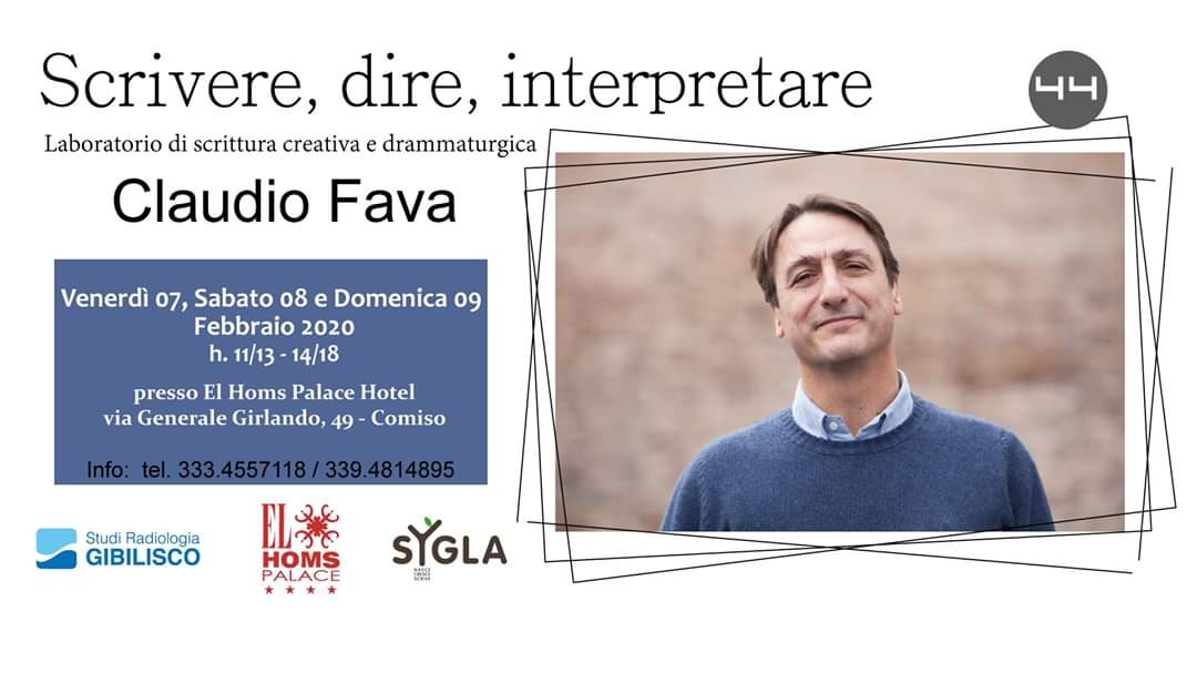 Corso di scrittura con Claudio Fava a Comiso, iscrizioni entro il 5 gennaio