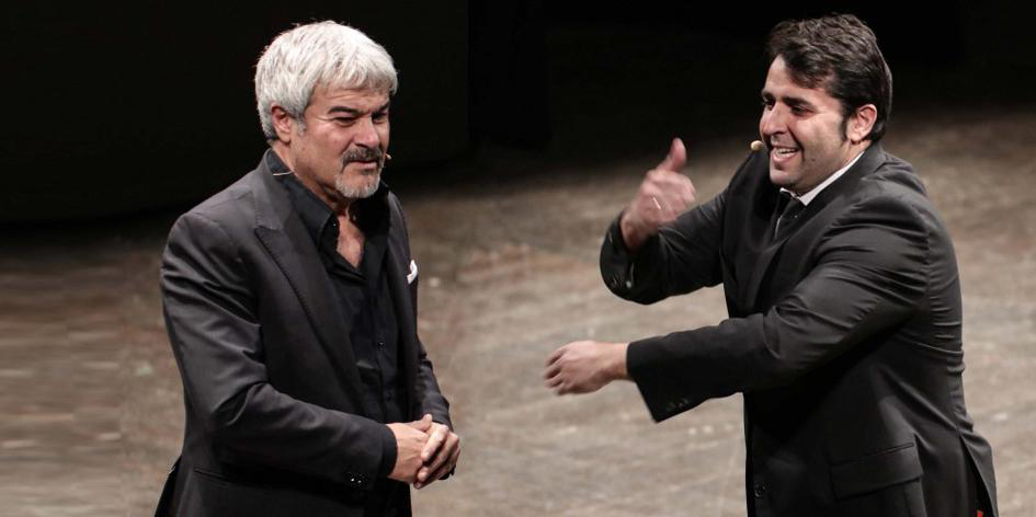 Pino Insegno al Teatro Perracchio di Ragusa