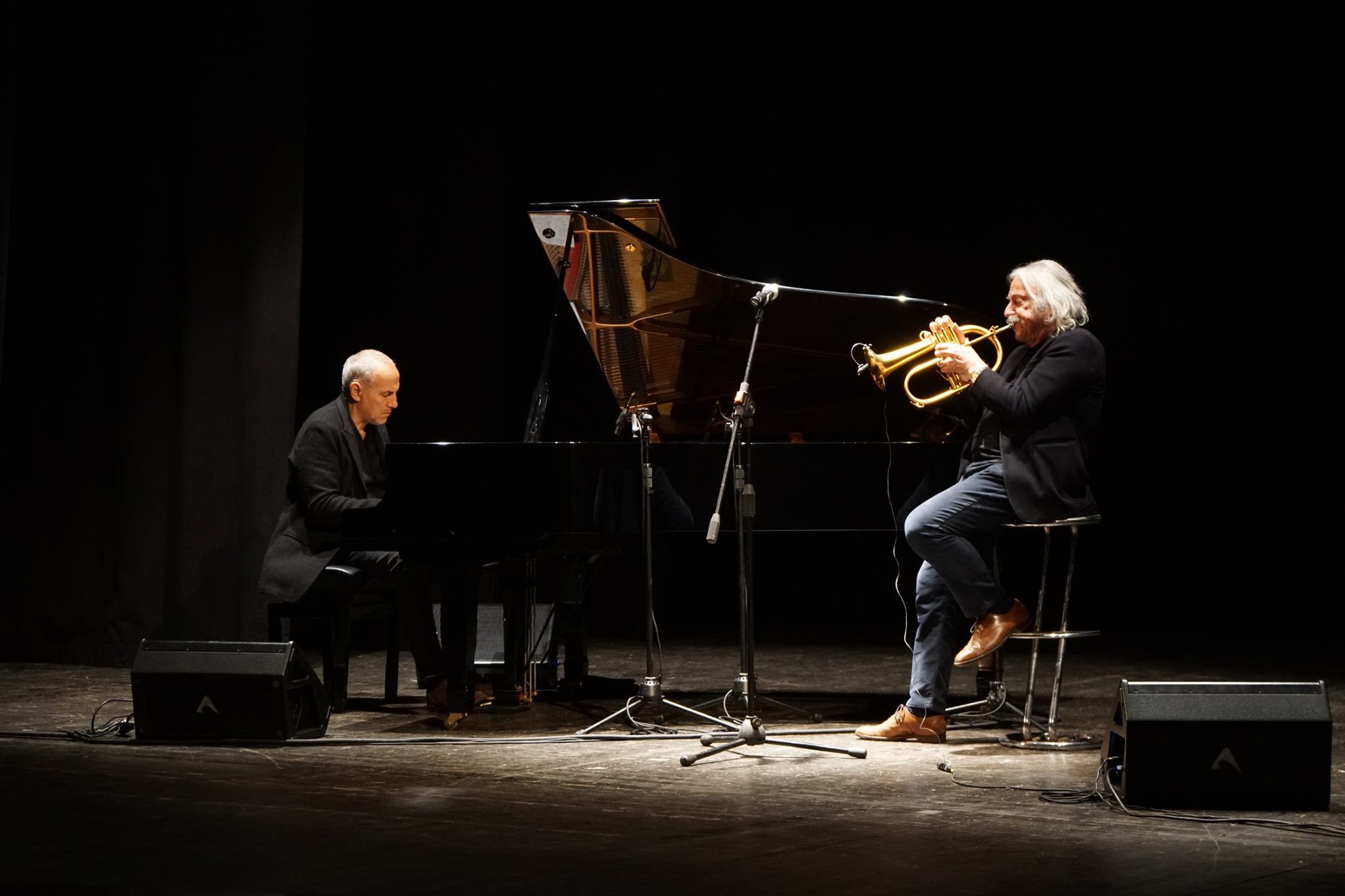 Emozione pura a Modica per lo straordinario concerto di Enrico Rava e Danilo Rea, jazzisti di fama internazionale