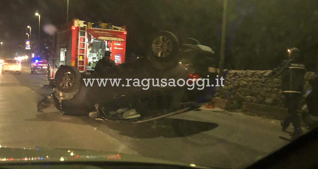 Incidente all’ingresso di Ragusa vicino al bar Bruscè