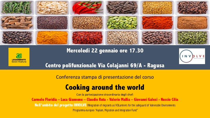 Cooking around the world: 6 straordinari chef della provincia per un con un corso di cucina rivolto ai migranti