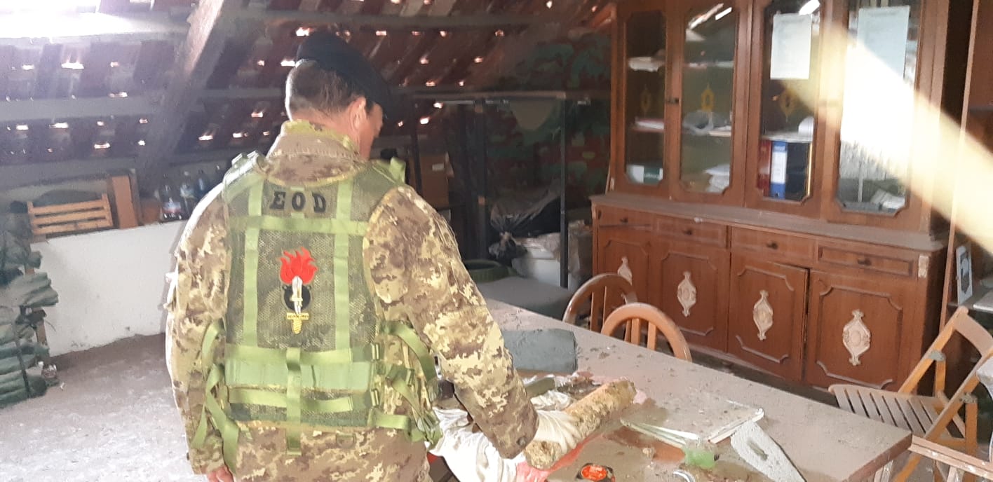Messina: in un appartamento rinvenuti decine di residui bellici della Seconda Guerra Mondiale