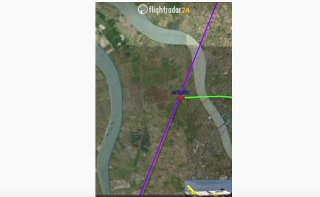 “Problema grave a un motore” atterraggio d’emergenza per un Airbus della airBaltic. VIDEO