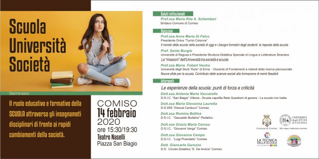 Sulla centralità della scuola. Interessante convegno a Comiso