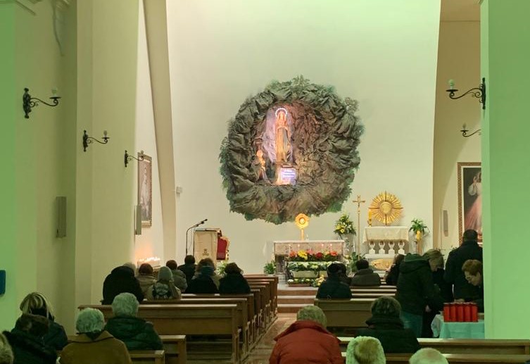 A Ragusa le 15 visite alla Madonna di Lourdes alla chiesa di San Michele