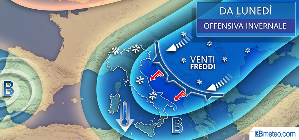 Irrompe l’inverno in piena primavera: arriva il freddo russo e la neve