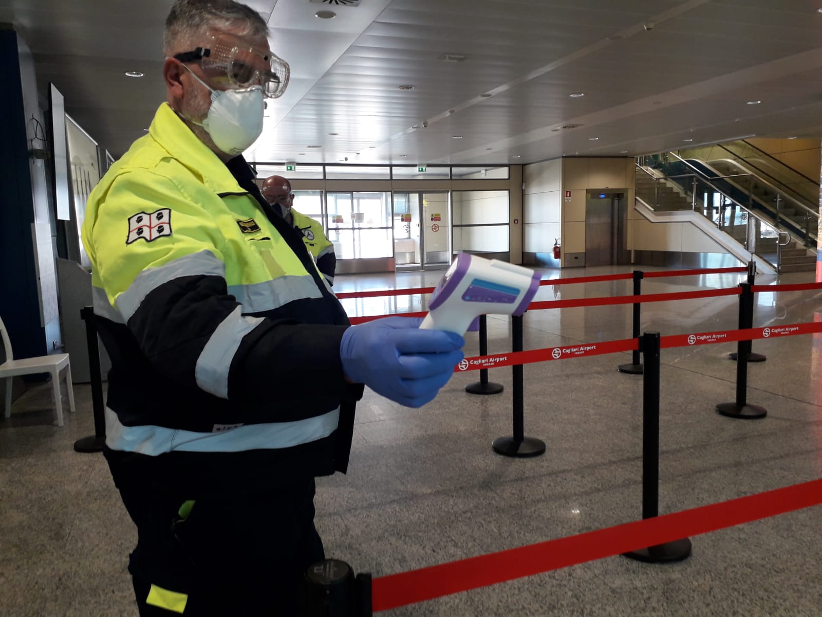 Mercato ortofrutticolo di Vittoria, controlli con il termometro laser