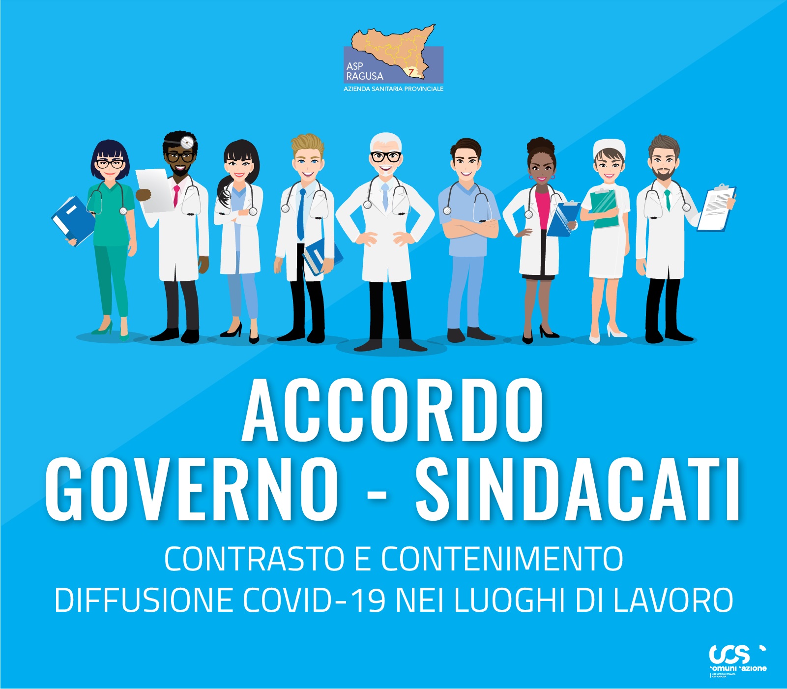 L’Asp adotta il protocollo condiviso per il contrasto del virus negli ambienti di lavoro