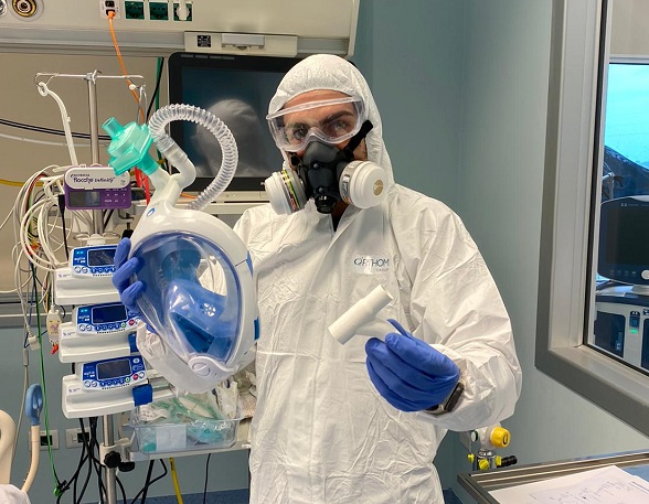 Ragusa: maschere da sub Easybreath diventano dispositivi di sicurezza per i sanitari