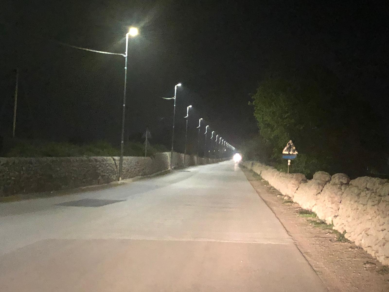 Modica: illuminazione pubblica a Quartarella, Serrauccelli e Mauto