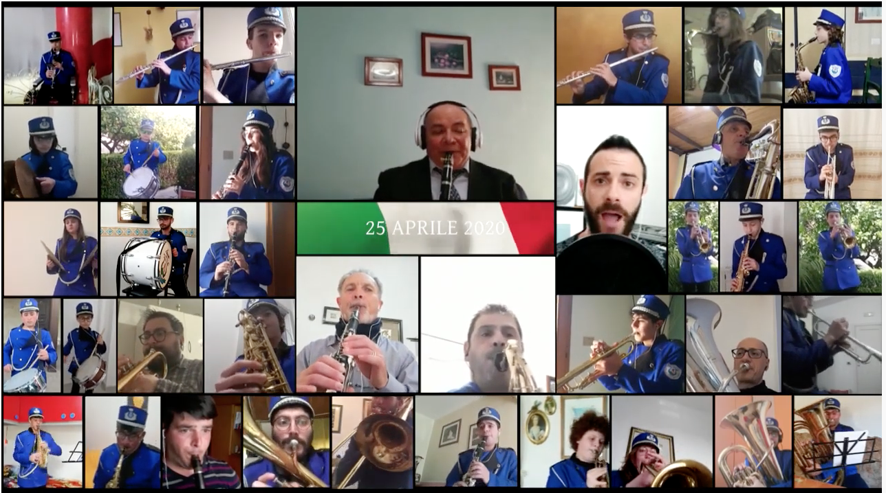 Il 25 aprile suonato dalla banda. Da casa. Ecco “Bella Ciao”. VIDEO
