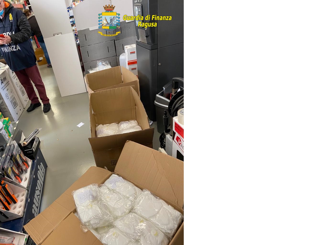 Ragusa e Pozzallo: speculazione e commercio illecito, sequestrate 4 mila mascherine