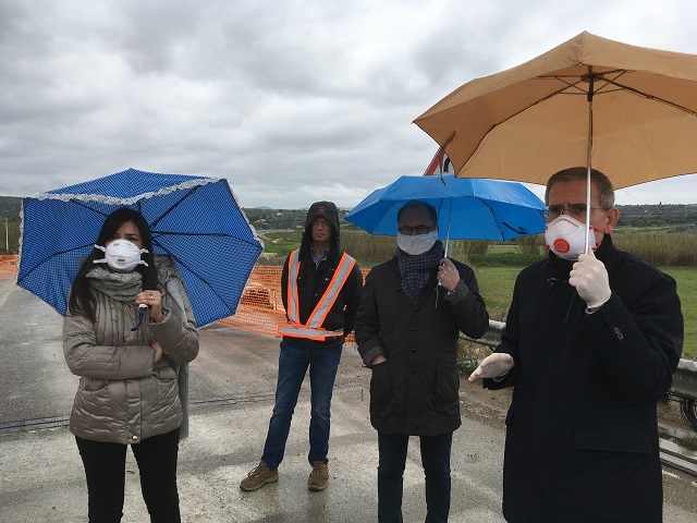 Noto-Pachino: sopralluogo nel cantiere dell’assessore Marco Falcone