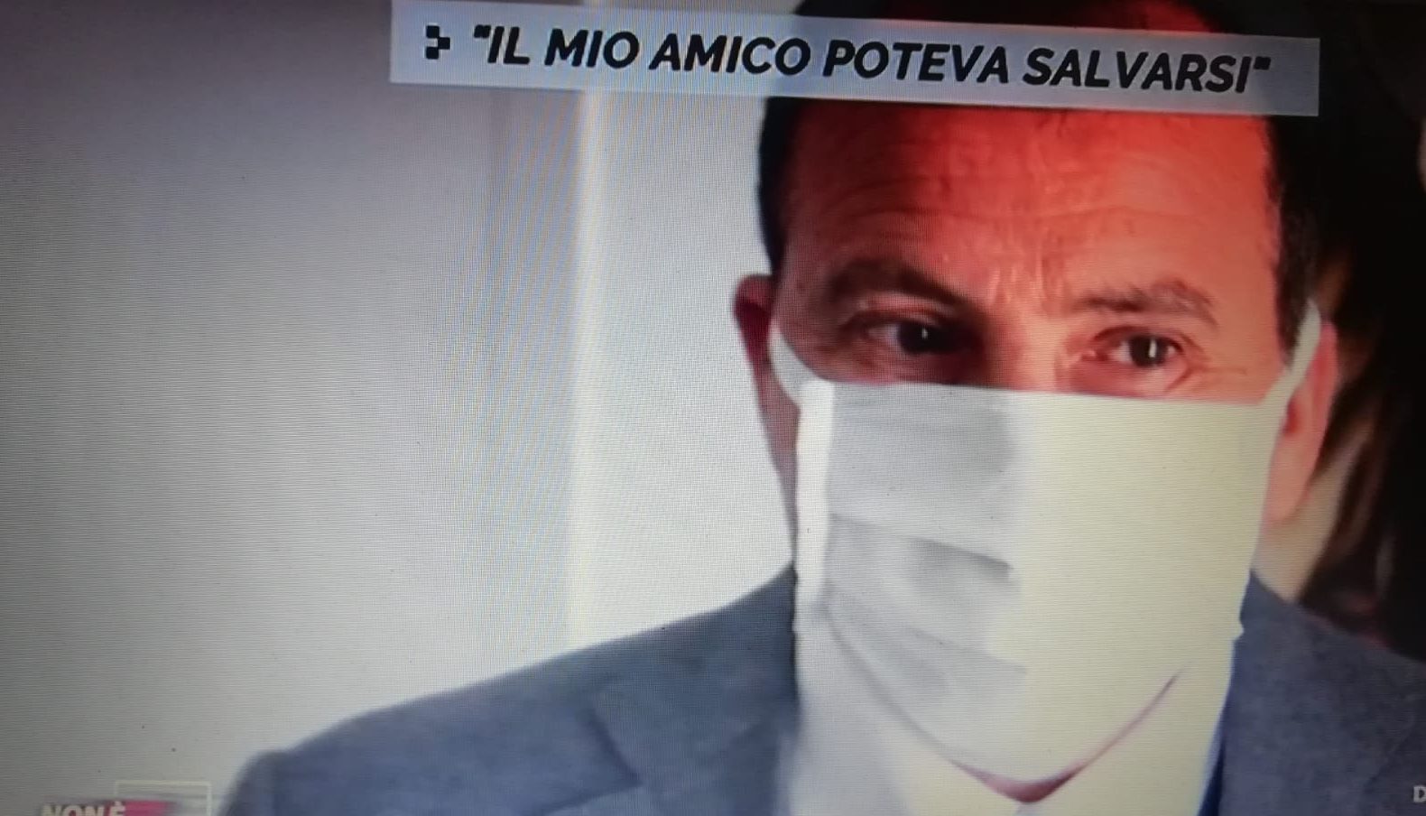 Caso Rizzuto, Dipasquale scoppia in lacrime a “Non è l’Arena” di Giletti: “Il mio amico si poteva salvare”. VIDEO