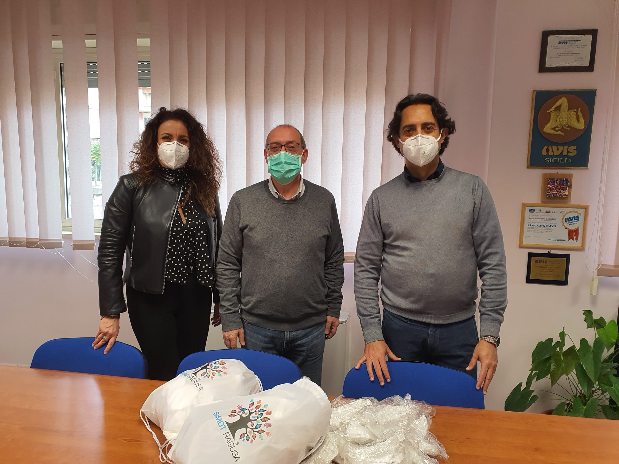 Mascherine in dono per gli ospedali della provincia di Ragusa