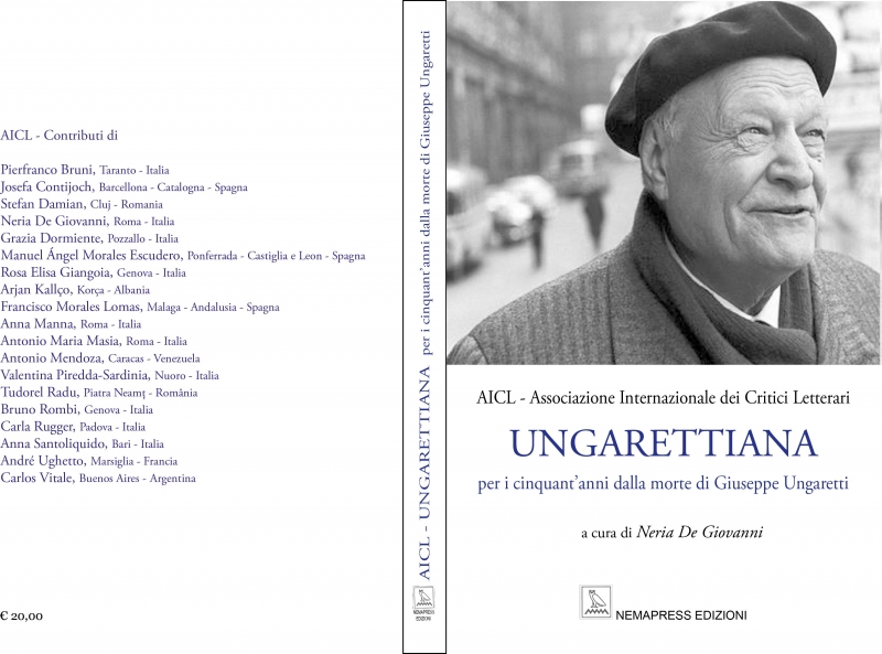 Nel volume per i 50 dalla morte di Giuseppe Ungaretti, un saggio di Grazia Dormiente. VIDEO