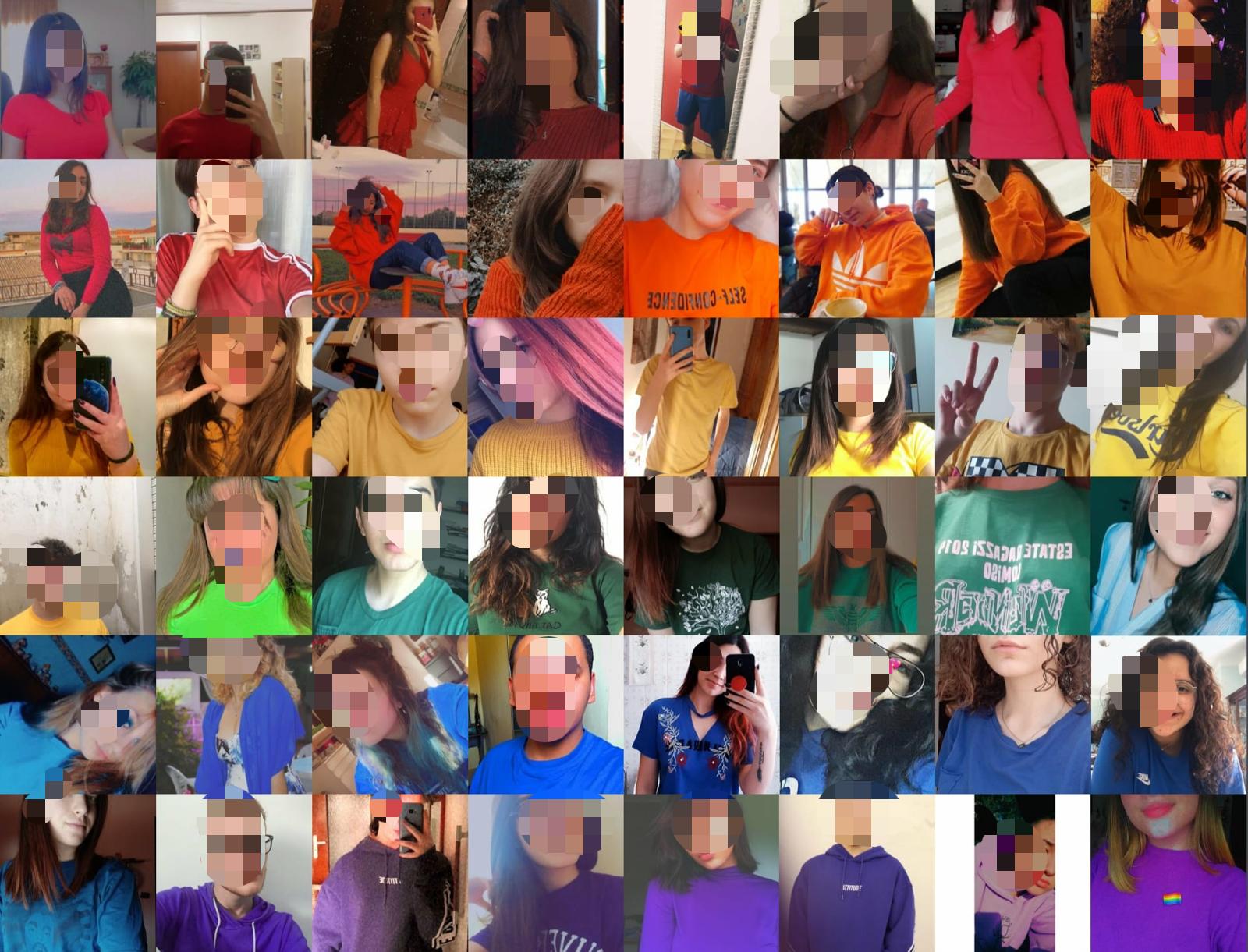 A Vittoria gli studenti realizzano un collage per di no all’omofobia