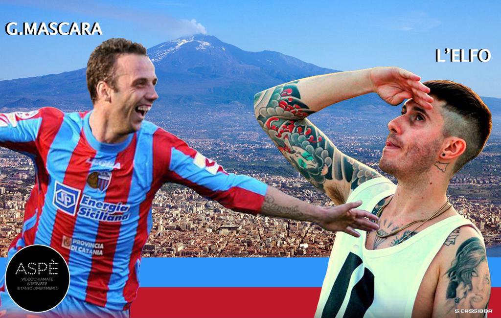 Stasera L’Elfo e l’ex calciatore del Catania, Mascara ospiti di Aspè su Youtube