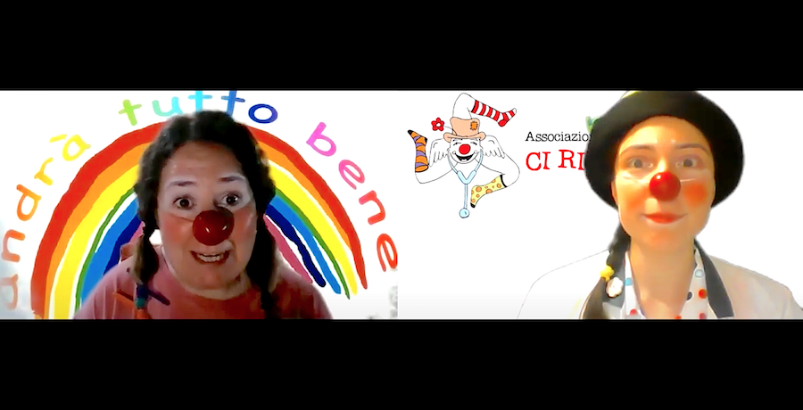 I clowndottori di “Ci Ridiamo Sù” nel “Tg delle belle notizie”: Un nuovo format online per raccontare le piccole cose belle successe durante il lockdown