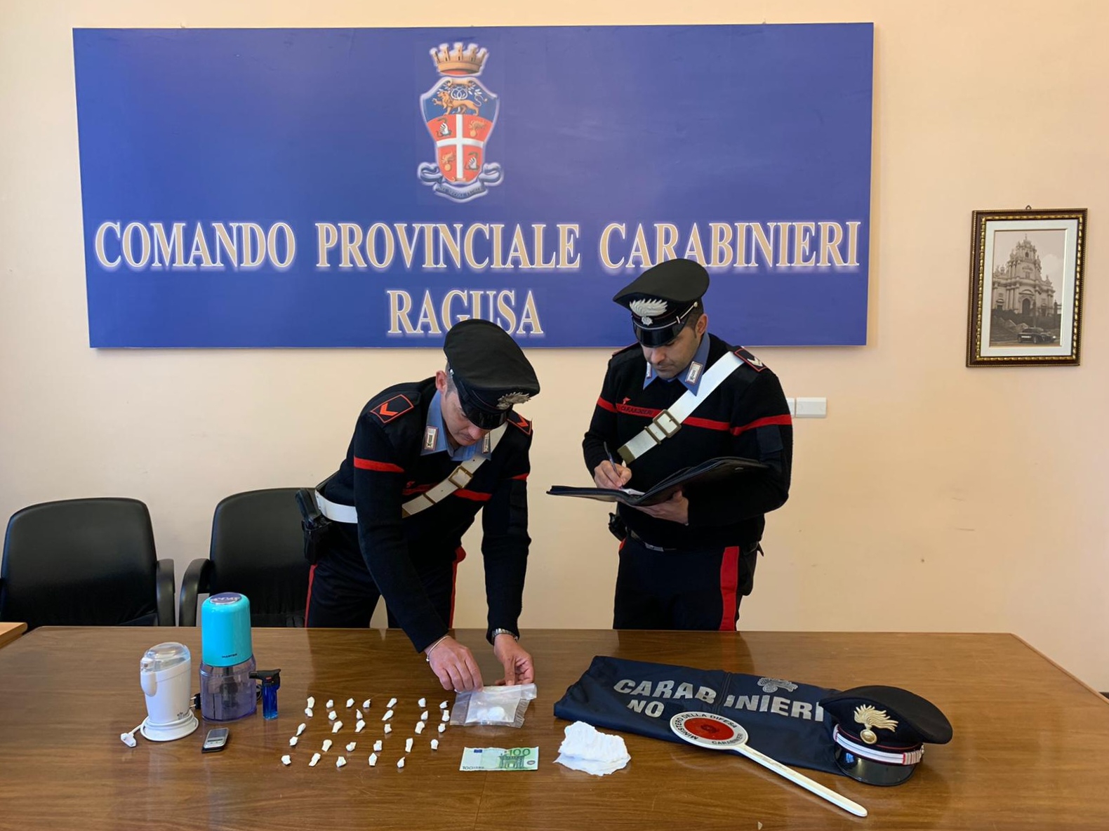 Ragusano arrestato con 50 grammi di cocaina