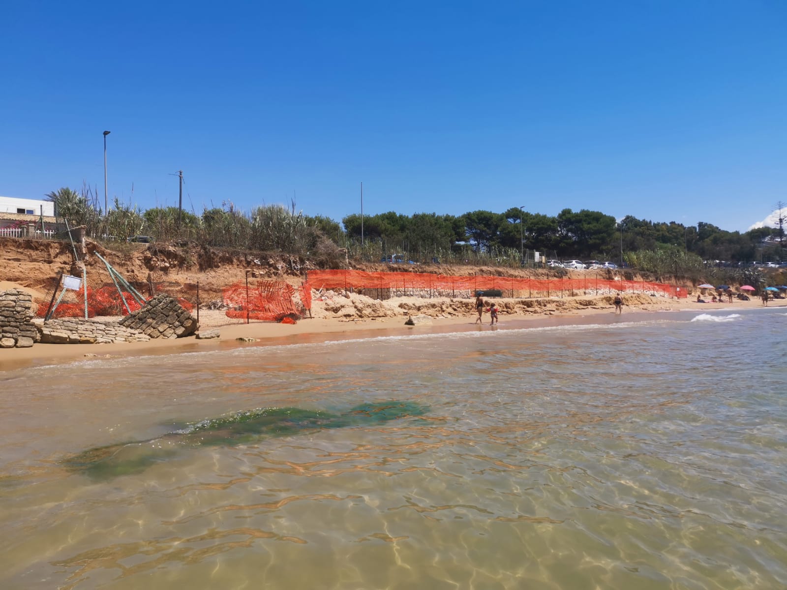 Questa è la zona archeologica di Kaucana, dove tutto crolla. FOTO