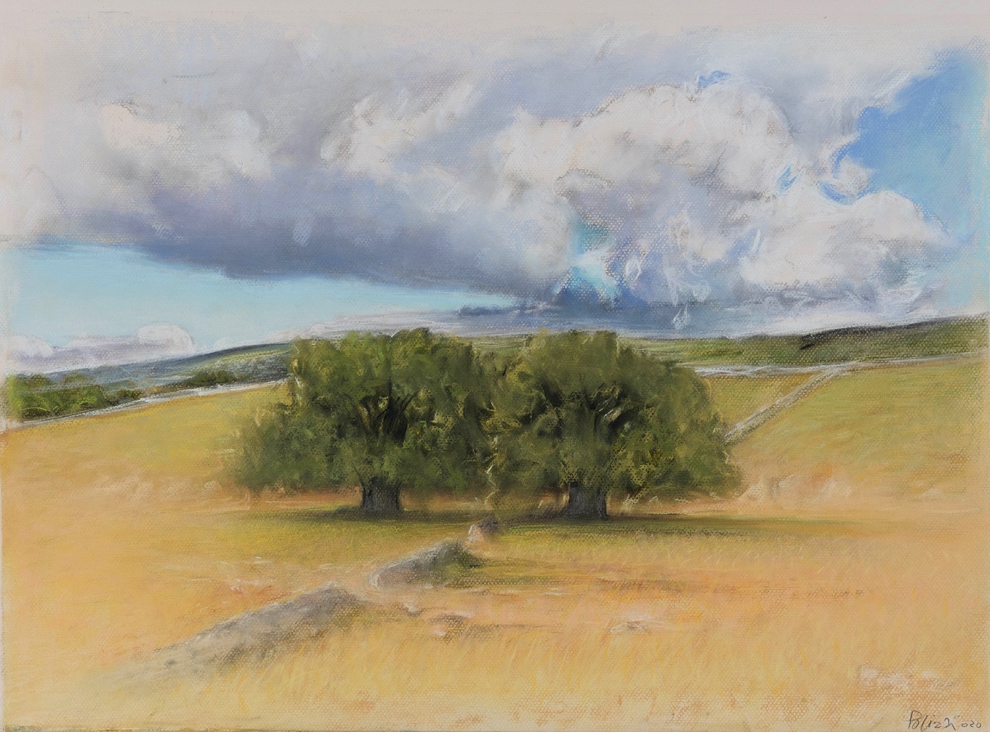 Franco Polizzi in mostra a Scicli con “Cieli nuovi”