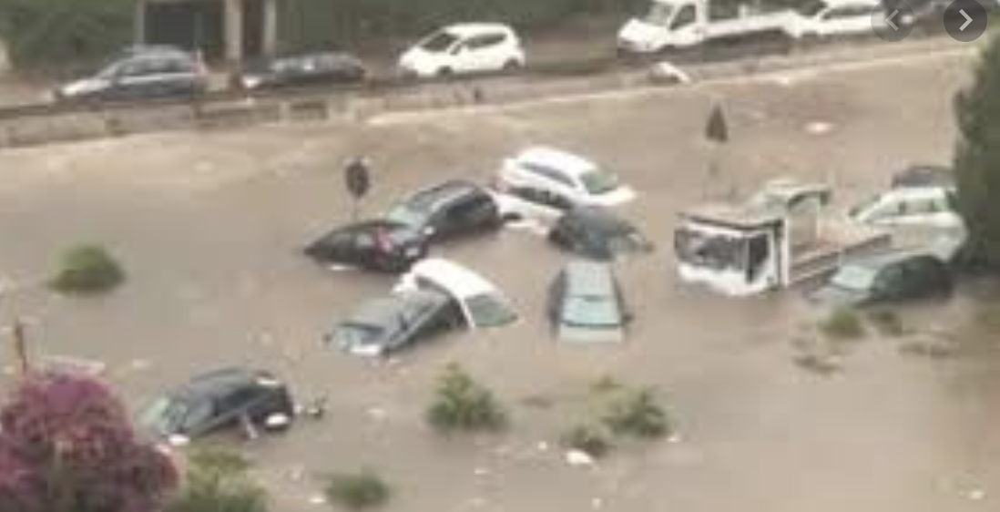 Maltempo Palermo: due vittime in un’auto. Due bimbi ricoverati per ipotermia