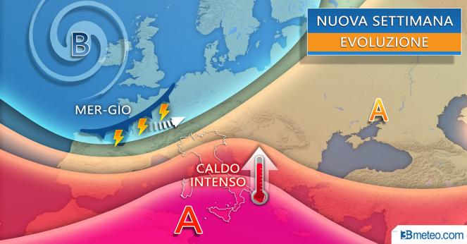 Arriva l’ondata di caldo africano: attesi 40 gradi a sud