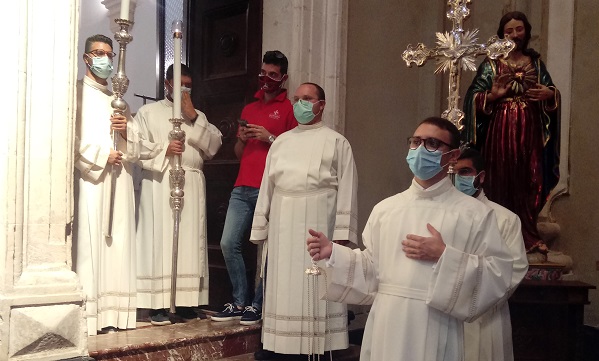 Celebrata stamani la messa in onore di San Giovanni Battista a Ragusa
