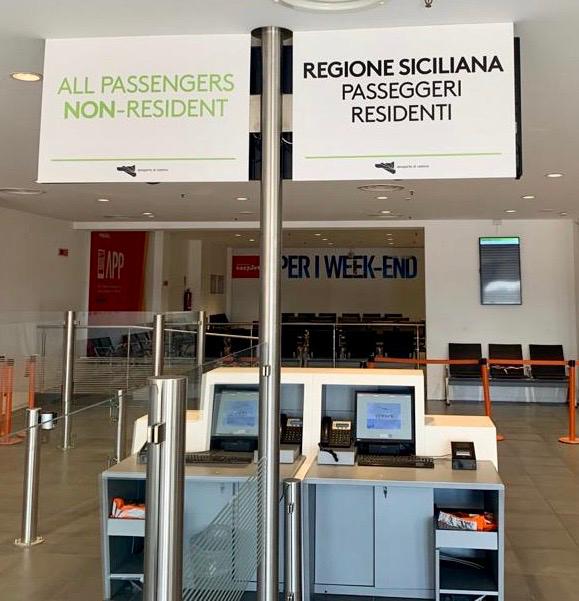 Aeroporto di Catania, al via i tamponi per i turisti provenienti da Grecia, Spagna, Malta e Croazia