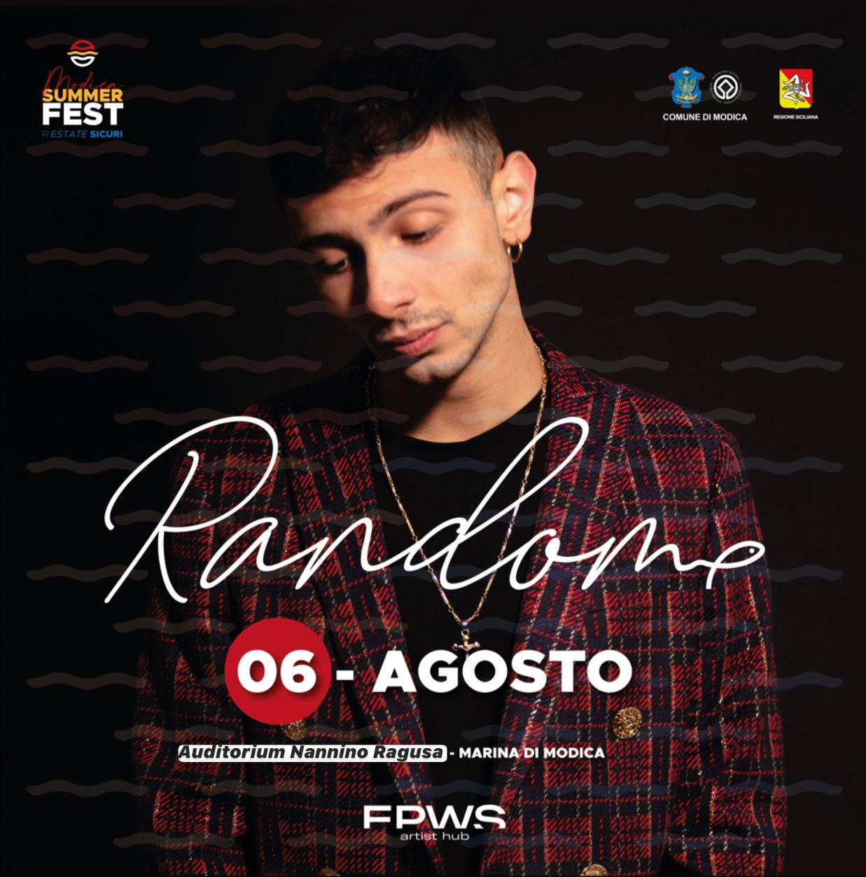 Misure anticovid: il concerto di Random spostato all’Auditorium di Marina di Modica
