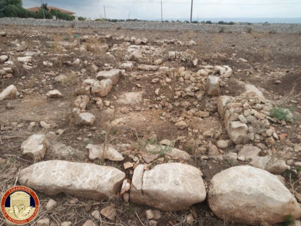 Rosolini: i carabinieri scoprono un’area archeologica mai censita dalla Soprintendenza