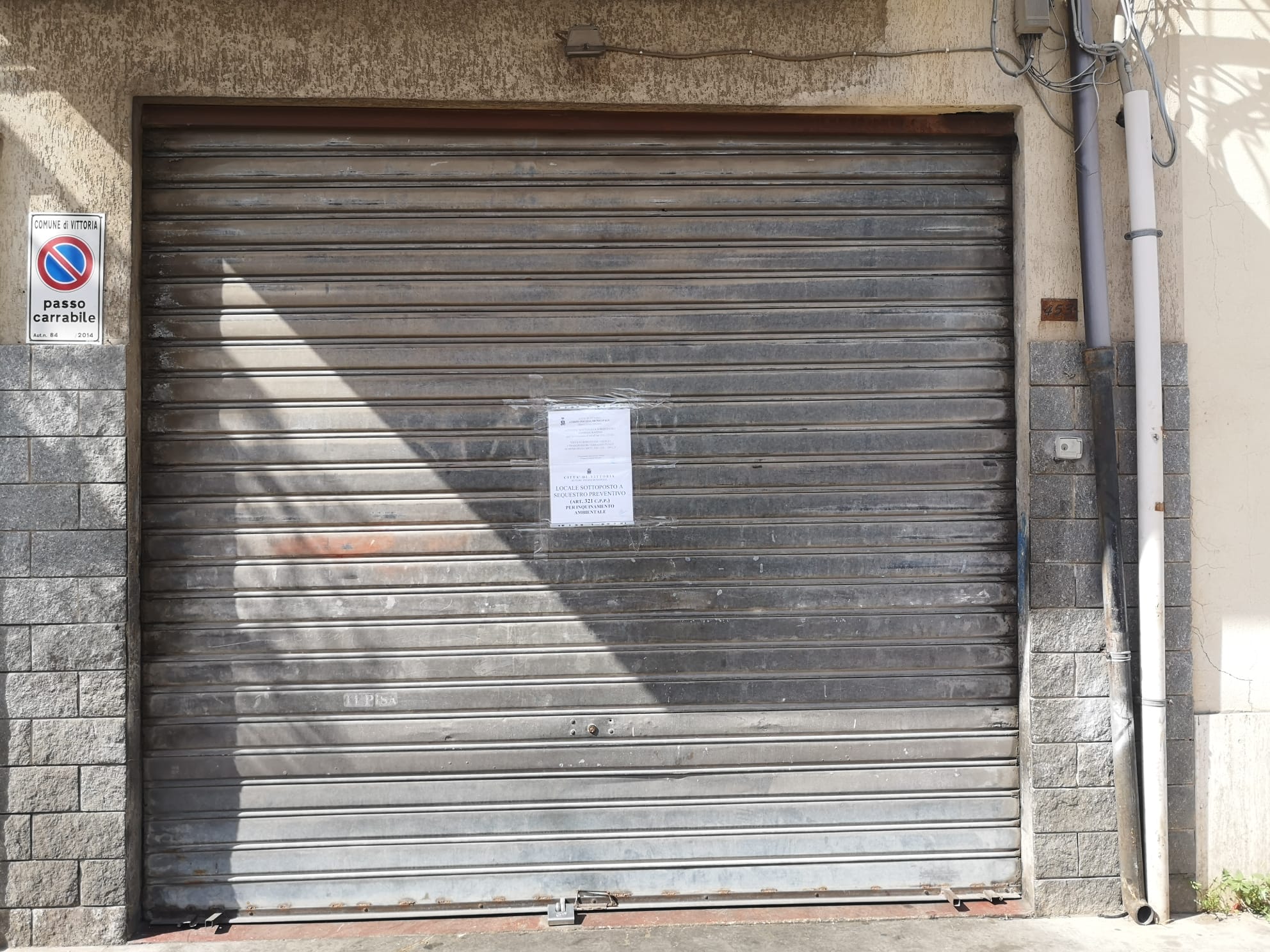 Vittoria: sequestrata officina abusiva e denunciato il titolare