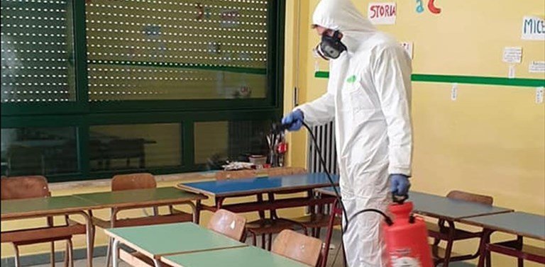 Comiso: chiusi per sanificazione tutti i plessi dell’istituto “Pirandello”. Accertato qualche alunno e docente positivo