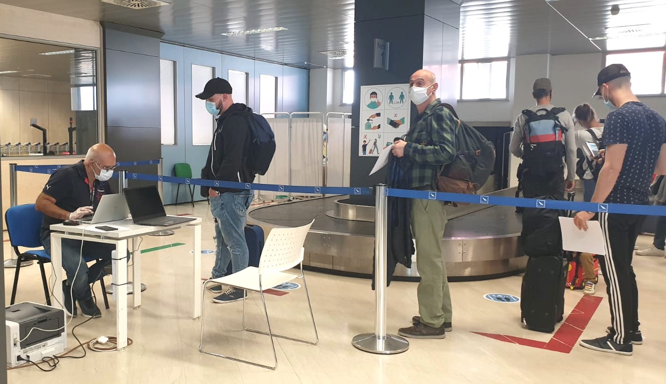 Da oggi tamponi rapidi all’Aeroporto di Comiso per i passeggeri che arrivano dall’estero
