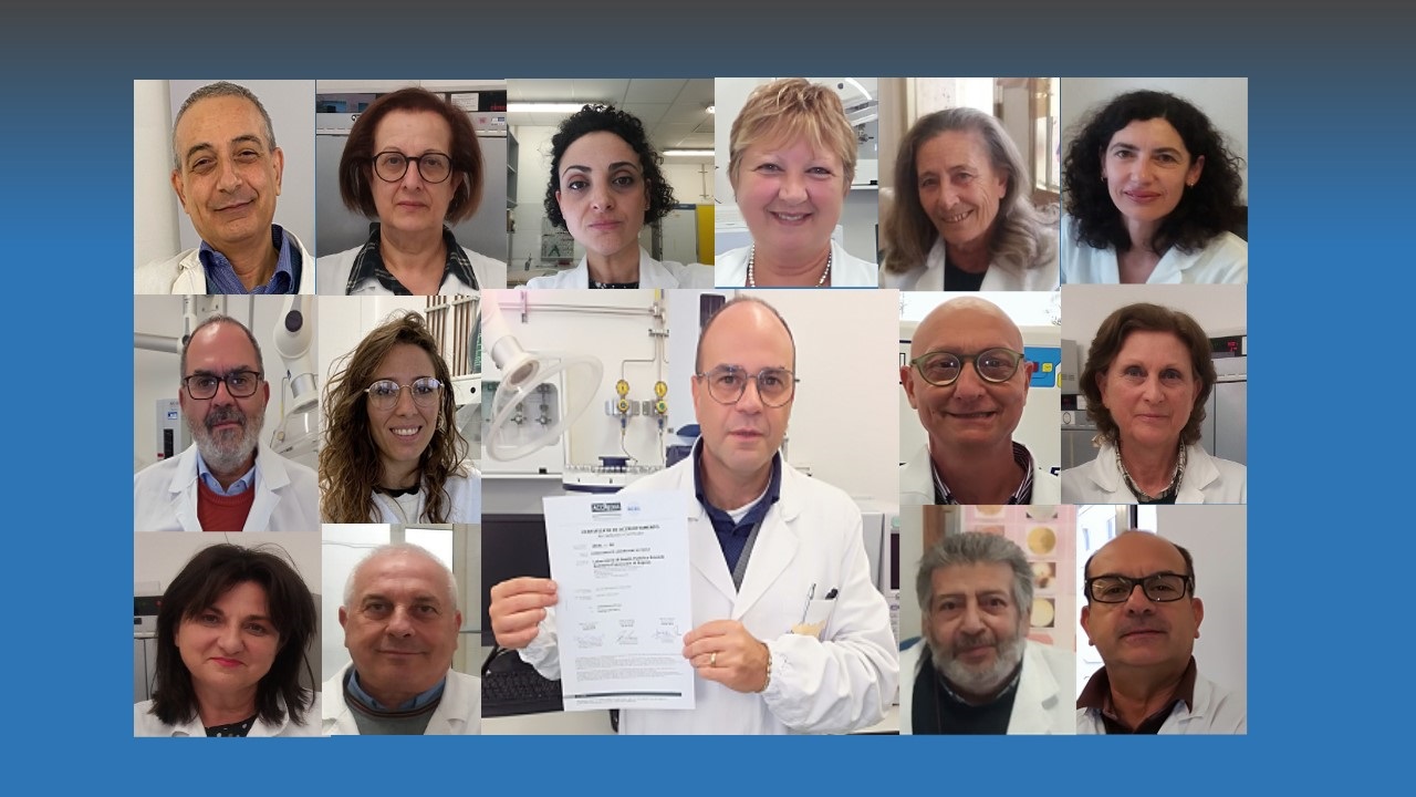 Accreditato il Laboratorio di Sanità Pubblica dell’Asp di Ragusa