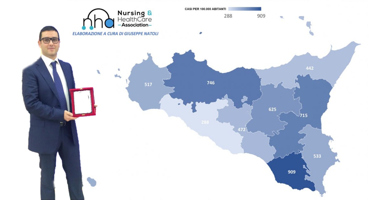 I dati statistici: entro l’8 dicembre, la provincia di Ragusa sarà la più contagiata, superando Palermo